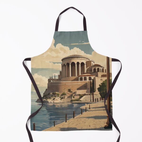 Item preview, 073 Vintage Thessaloniki, Greece Poster Design designed and sold by Alexis Art Collection.