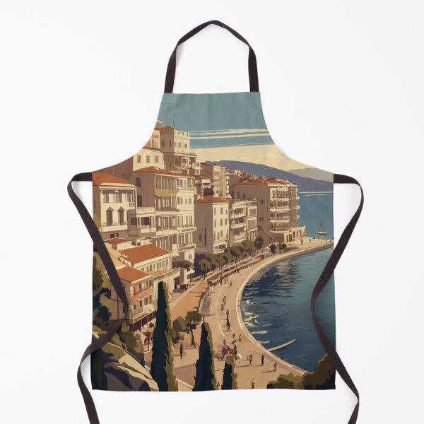 Item preview, 074 Vintage Thessaloniki, Greece Poster Design designed and sold by Alexis Art Collection.