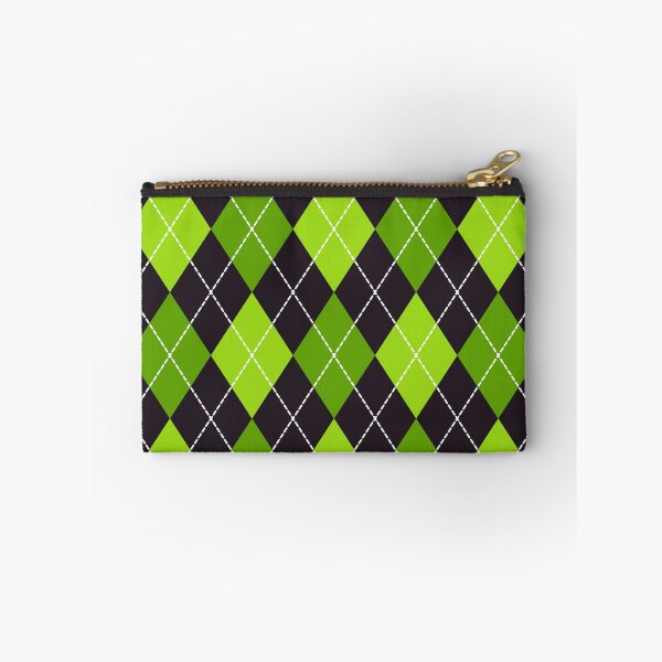 Item preview, Neon green Retro Halloween argyle diamonds check designed and sold by Dana Du.