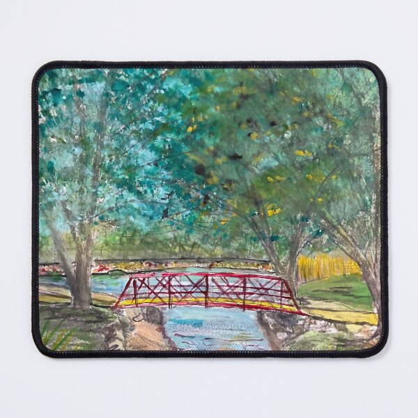 Aperçu de l'œuvre « le pont rouge » créée et vendue par TheDapperZombie.