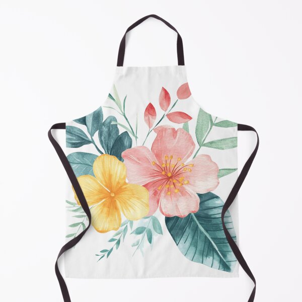 Item preview, Watercolor flowers: yellow and pink with leaves designed and sold by Solomiia Piletska.