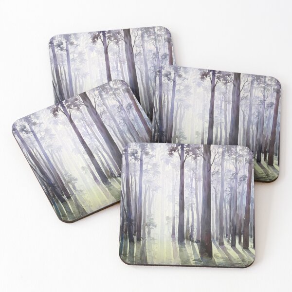 Item preview, Morning Forest Light - Watercolor on Paper painting designed and sold by SamirArt.