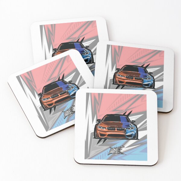 Item preview, german sports sedan wild colors orange blue  designed and sold by NaquashM.