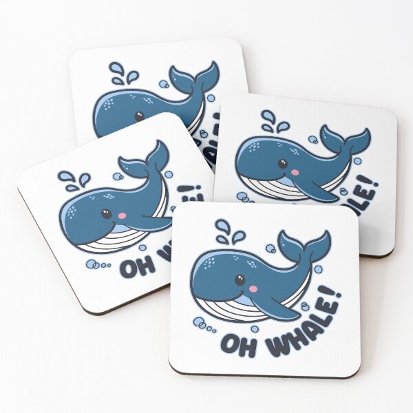 Item preview, Oh Whale - Funny Cute Whale Pun T-Shirt Oh Whale designed and sold by TavellynArt.