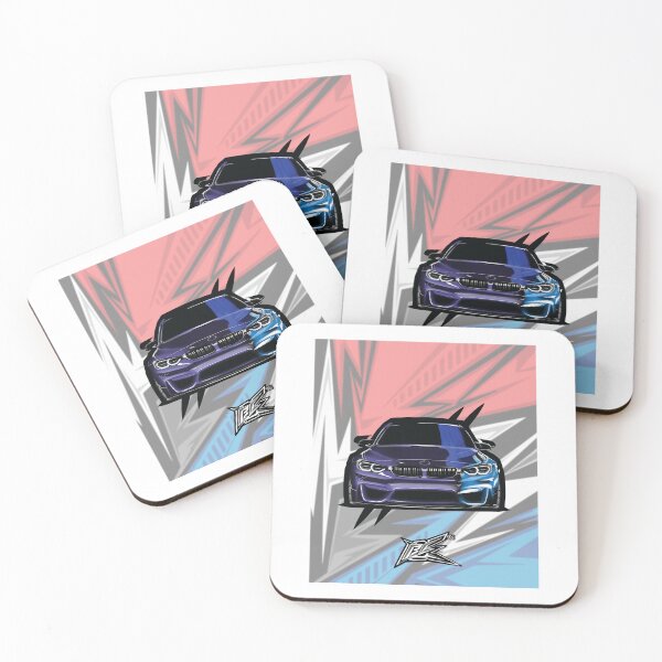 Item preview, german sports sedan wild colors purple blue  designed and sold by NaquashM.
