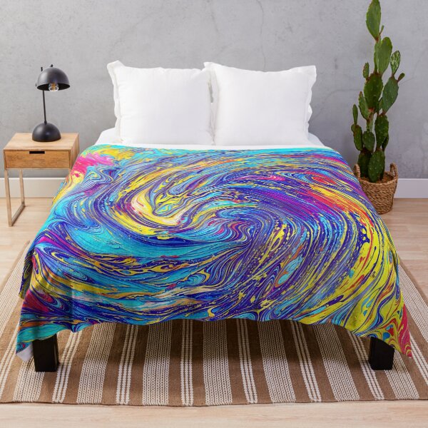 Item preview, Abstract swirl pattern with vibrant colors designed and sold by blackhalt.