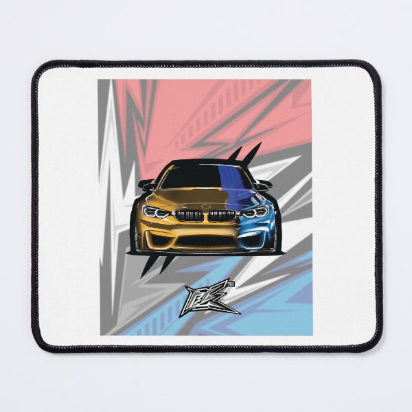 Item preview, german sports sedan wild colors yellow blue designed and sold by NaquashM.