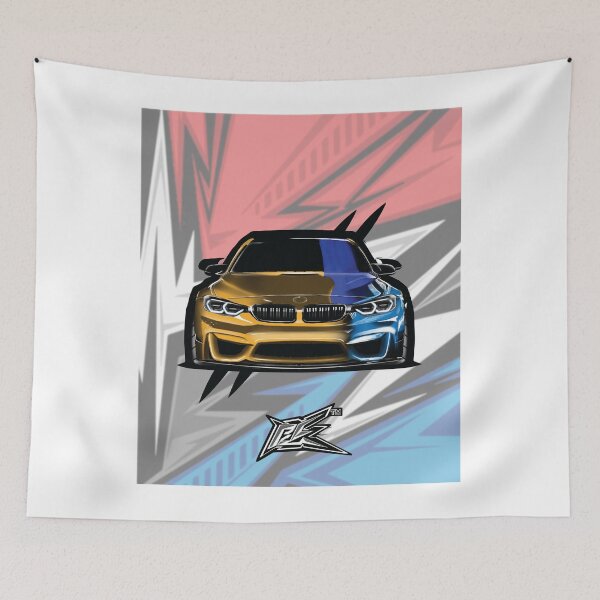 Item preview, german sports sedan wild colors yellow blue  designed and sold by NaquashM.