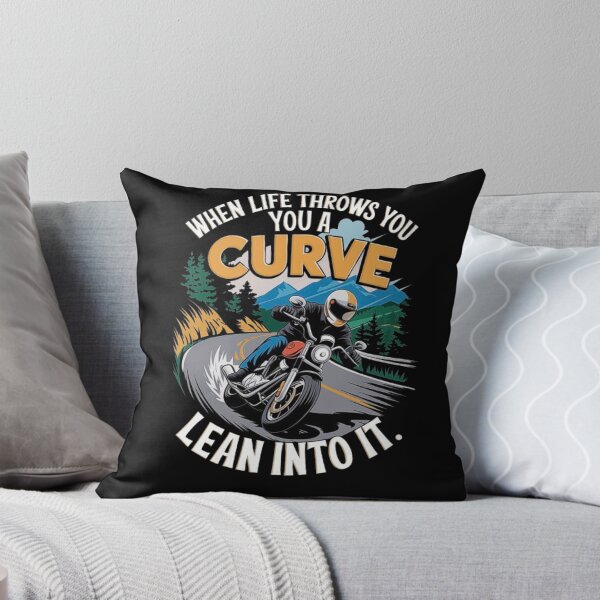 Item preview, Motorcycle Rider Wisdom – Lean Into Life’s Curves designed and sold by love3617.