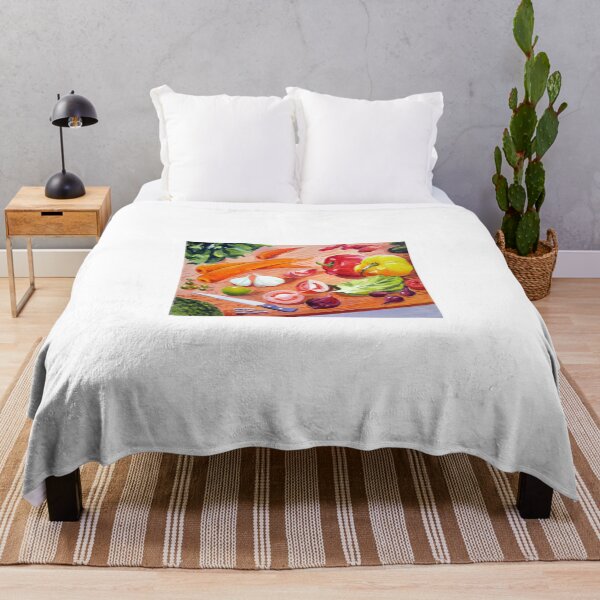 Item preview, Fruits & Vegetable composition-acrylic on canvas painting designed and sold by SamirArt.