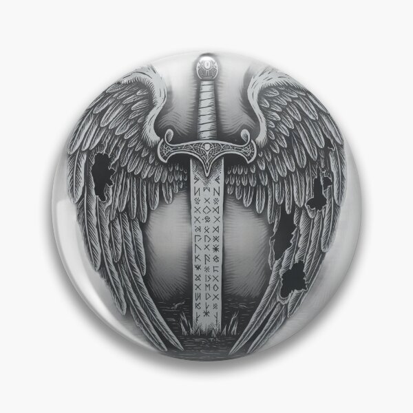 Item preview, Wings and sword designed and sold by NightShadeTees.