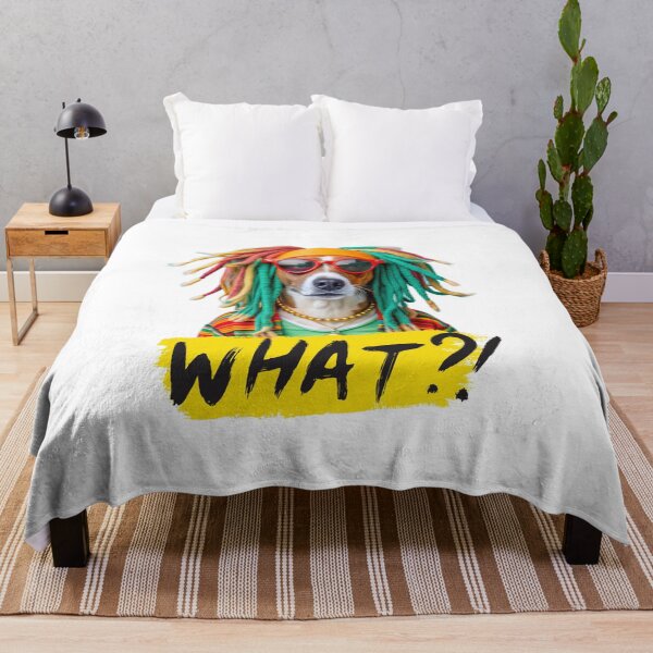 Item preview, WHAT - DOG – Cool Street Style DOG Design designed and sold by Colorful-Garden.