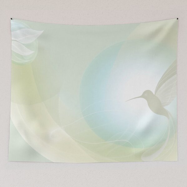 Item preview, Zen abstract humming bird designed and sold by ValerieStOnge.