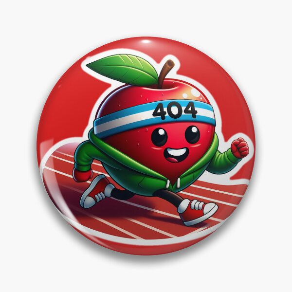 Item preview,  Design stickers Running Red Apple 2 designed and sold by P2Genies.