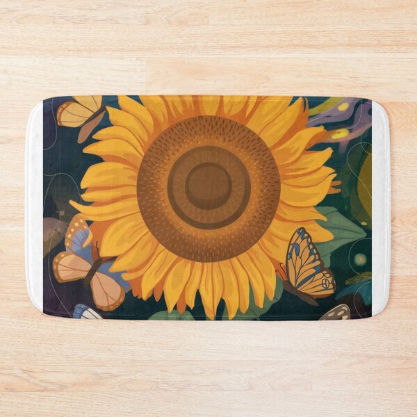 Item preview,  "Sunflower Dream with Butterflies" designed and sold by cbishopbailey.