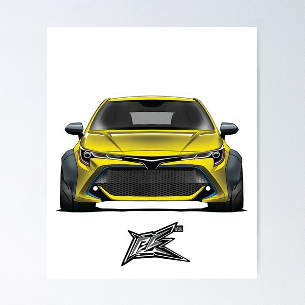 Item preview, toyota corolla e210 widebody yellow  designed and sold by NaquashM.