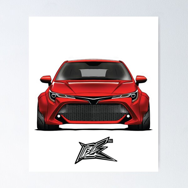 Item preview, toyota corolla e210 widebody red  designed and sold by NaquashM.