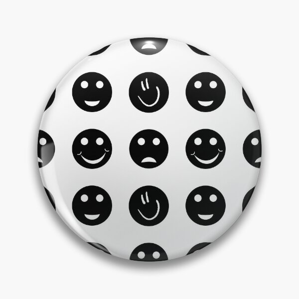 Artikelvorschau, Nahtloses schwarzes Emoji-Muster entworfen und verkauft von darshants.