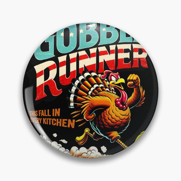 Artikelvorschau, Gobble Runner Thanksgiving Truthahn Humor - Neues Herbstdesign entworfen und verkauft von Tabu Touch.