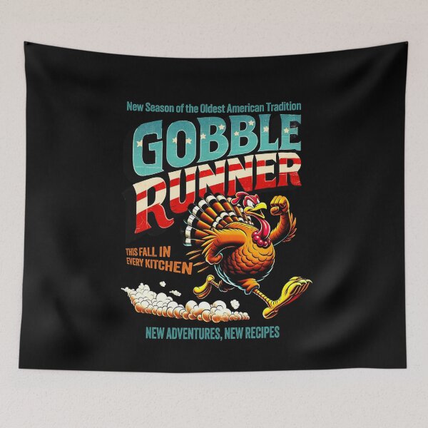 Item preview, Gobble Runner Thanksgiving Turkey Humor - New Season Fall Design designed and sold by Tabu Touch.