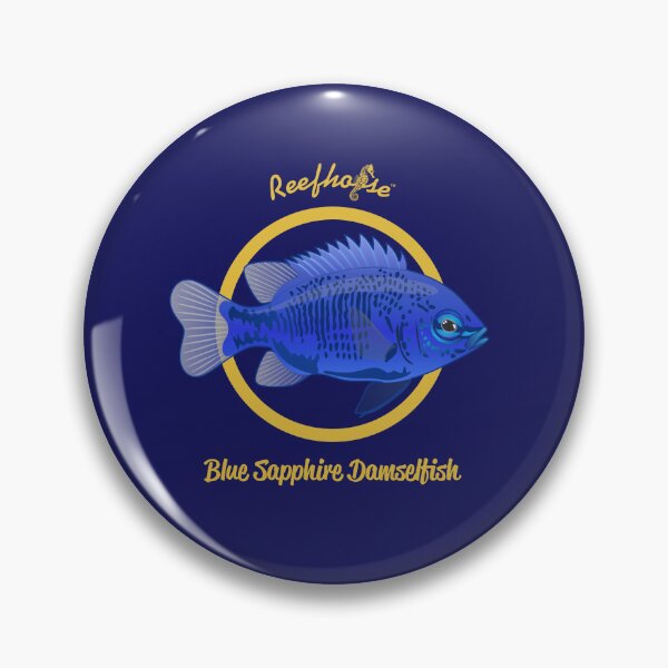 Item preview, Blue Sapphire Damselfish designed and sold by KaplanCrypto.