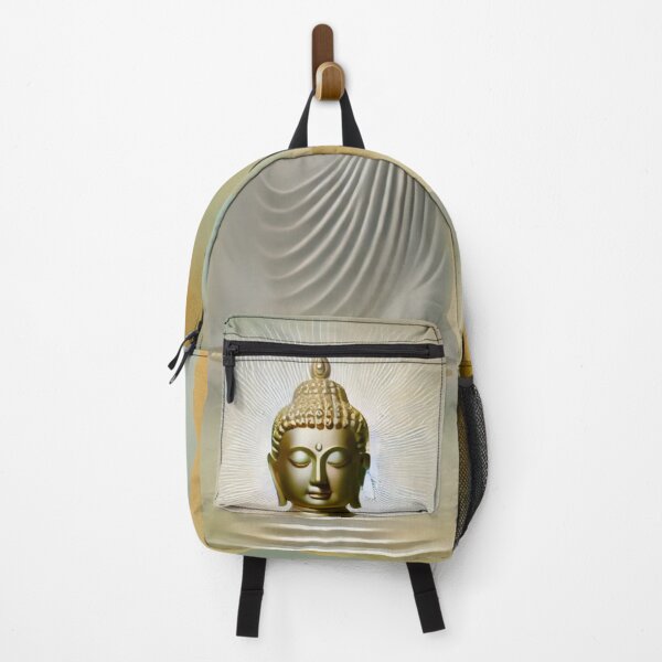 Item preview, Zen abstract buddha gold designed and sold by ValerieStOnge.