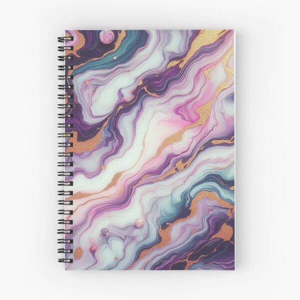 Item preview, Wave like Elegant Purple, Green, Gold, White, and Teal Swirl Marble Stone Pattern – Luxurious Marble Design for Home Décor, Fashion Accessories, and Art Prints designed and sold by 21 Dragonflies.
