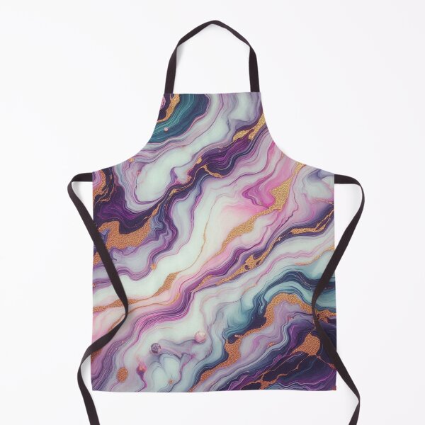 Item preview, Wave like Elegant Purple, Green, Gold, White, and Teal Swirl Marble Stone Pattern – Luxurious Marble Design for Home Décor, Fashion Accessories, and Art Prints designed and sold by 21 Tulips.