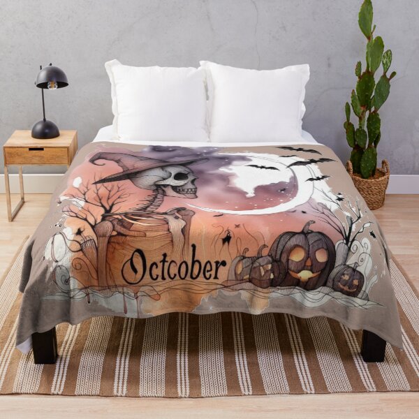 Item preview, Skeleton Witch Halloween October designed and sold by Nanthanon.