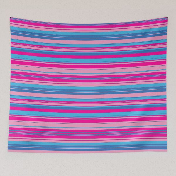 Item preview, Blue and Pink Line Pattern designed and sold by Jessica Heath.