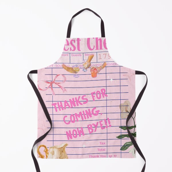 Item preview, Pink Guest Check - Thanks for Coming, Now Bye! designed and sold by bowsbotanicals.