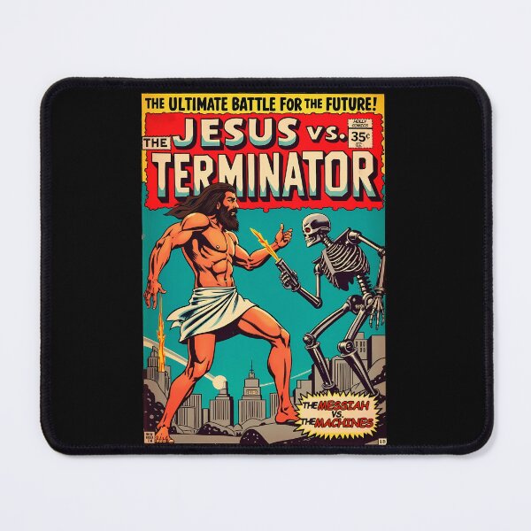 Item preview, Jesus Vs The Terminator designed and sold by Le-Freak.