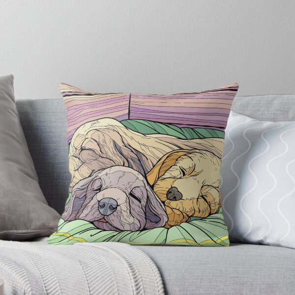 Item preview, Cute Colored Puppies! Calm, Sleeping furbabies! Dogs, Puppy, Pet designed and sold by erkabees.