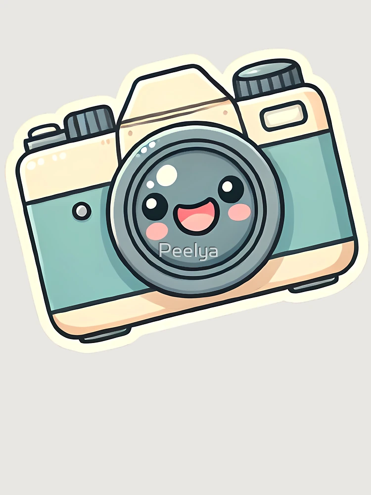 Thumbnail 6 of 6, Premium Oversized Hoodie,  Smiling Camera Sticker designed and sold by Peelya.