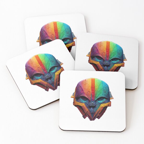 Item preview, Rainbow-Warrior Mask of Crevius: A Symbol of Cosmic Battles designed and sold by Crevius.