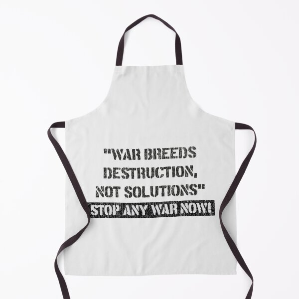 Item preview, Vintage Anti-War message - "War Breeds Destruction, Not Solutions" - Stop Any War Now! designed and sold by paulo silveira.