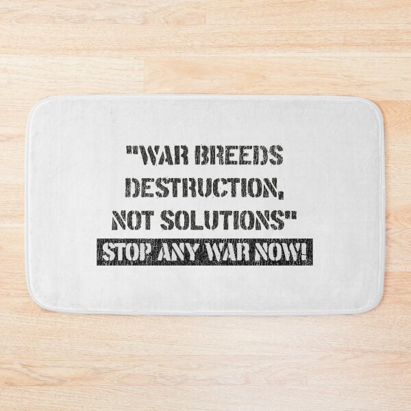 Item preview, Vintage Anti-War message - "War Breeds Destruction, Not Solutions" - Stop Any War Now! designed and sold by paulo silveira.