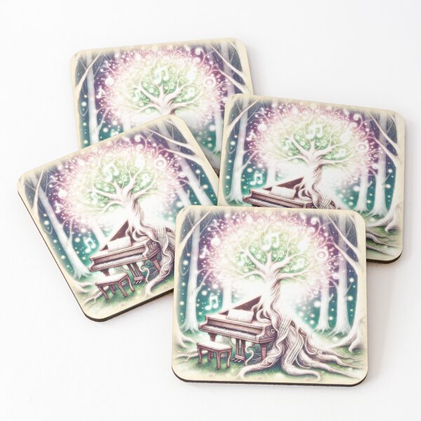 Item preview, Enchanted Tree with Piano designed and sold by Random 00.