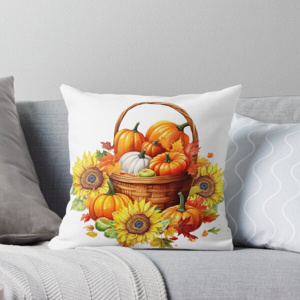 Item preview, Basket of Pumpkins Welcoming Fall designed and sold by CGCreatives.