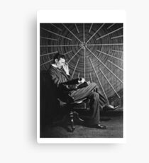 Tesla Classic Design Canvas Print