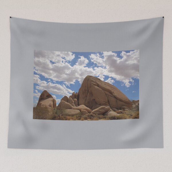 Item preview, Rock Formations and Puffy Clouds, Joshua Tree National Park designed and sold by Scenic West - Photos by Angel.