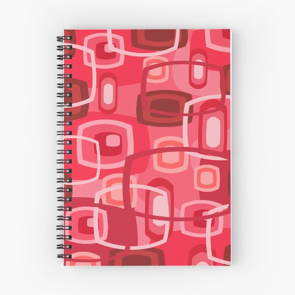 Item preview, Retro Red and Pink Pattern designed and sold by Andrew  Hitchen.