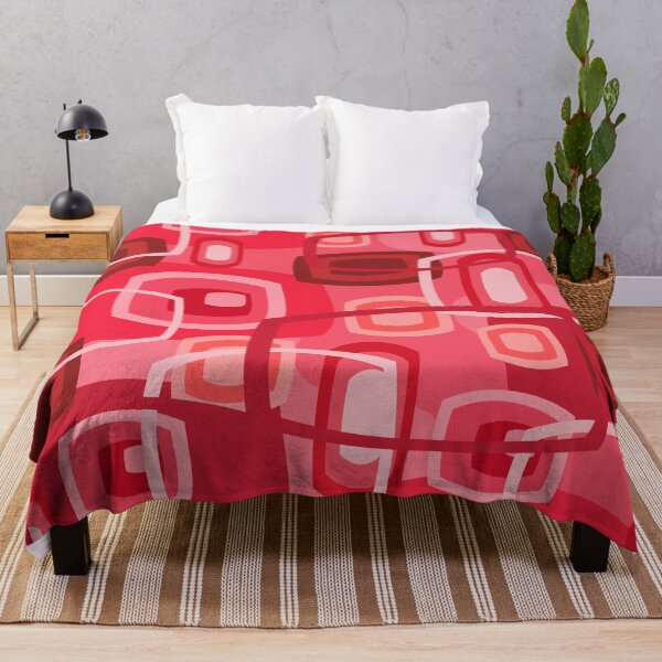 Item preview, Retro Red and Pink Pattern designed and sold by Andrew Hitchen.