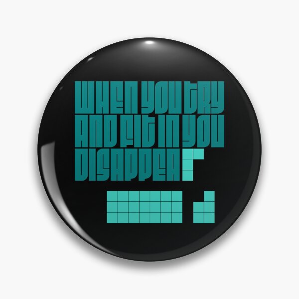 Item preview, When You Try and Fit in You Disappear designed and sold by OddPopnyc.