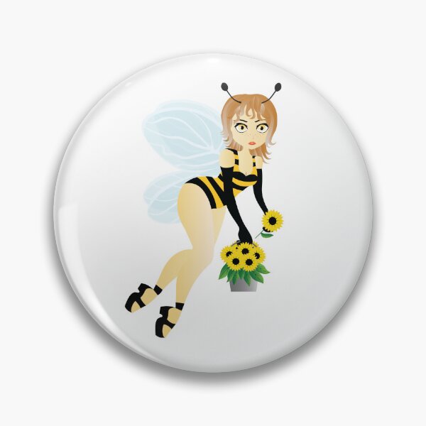 Item preview, Sunflower bee girl designed and sold by MALVU.