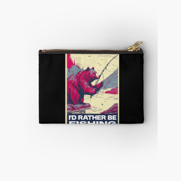 Item preview, Funny Bear Fishing I'd Rather Be Fishing designed and sold by TrueArtsStore.