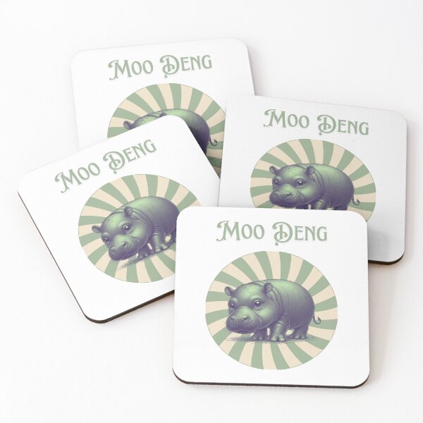 Item preview, Moo Deng - The Viral Dwarf Hippo designed and sold by GorinART.