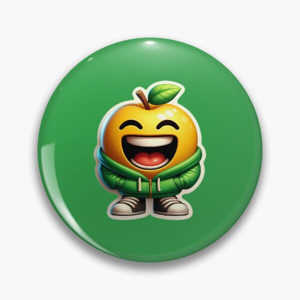 Item preview,  Design stickers hilarious Yellow Apple  designed and sold by P2Genies.