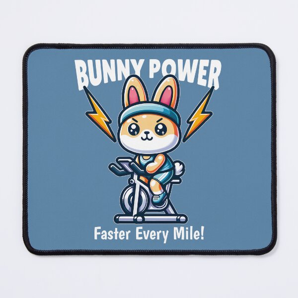 Item preview, Bunny Power, Faster Every Mile! designed and sold by Lisetta Collection.