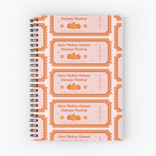 Item preview, Stars Hollow Autumn festival ticket designed and sold by h-helladesign.